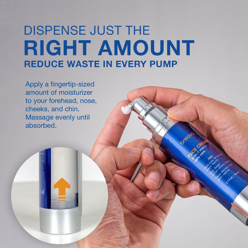 Breavo 6 in 1 Face Cream provides lasting facial hydration.