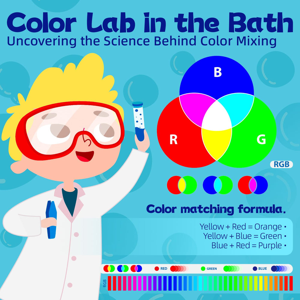 BreezeDream color party bath shows multiple shades and creativity in one session.