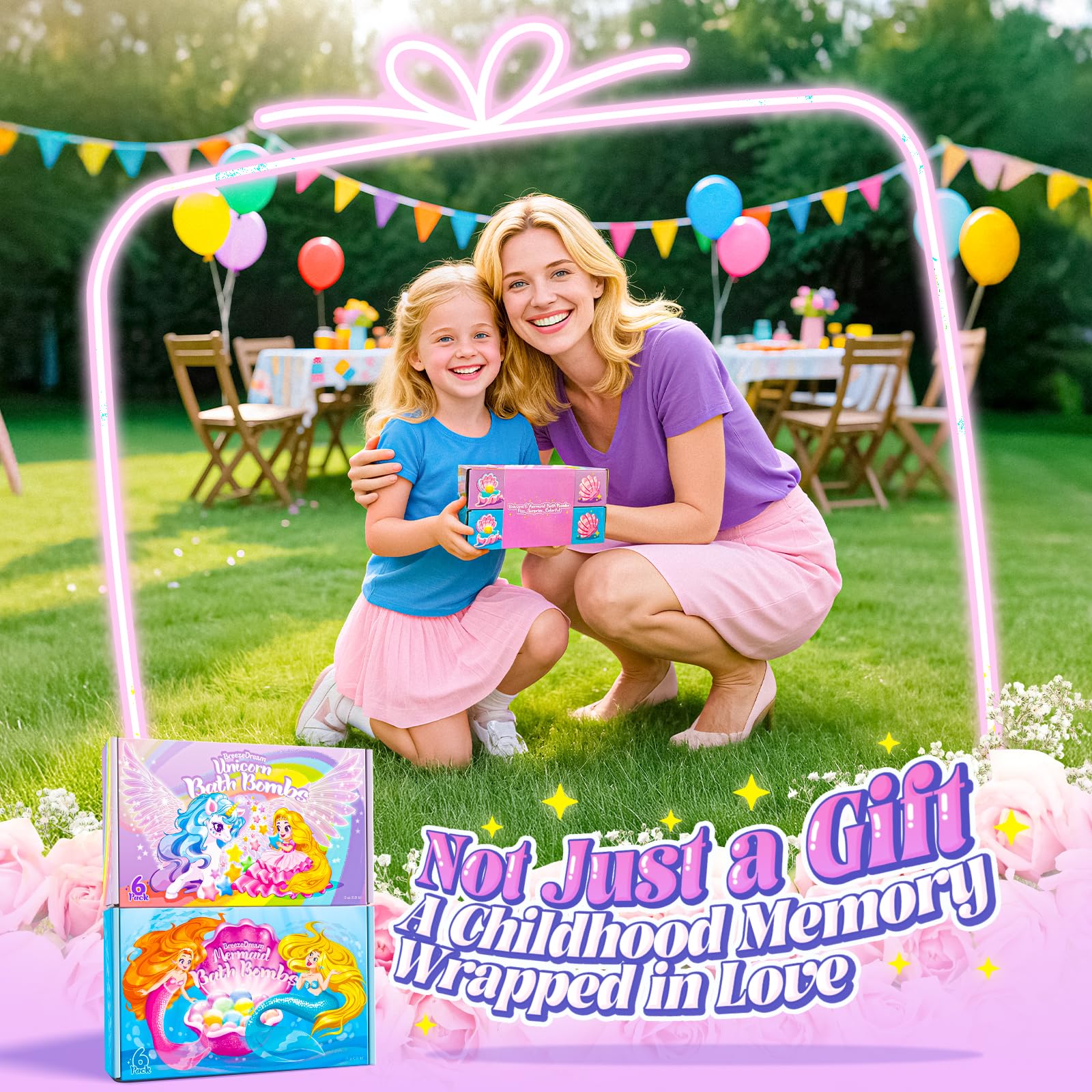 BreezeDream Shell Bath Bombs Safe Organic Ingredients emphasizes gentle, skin-friendly formula.