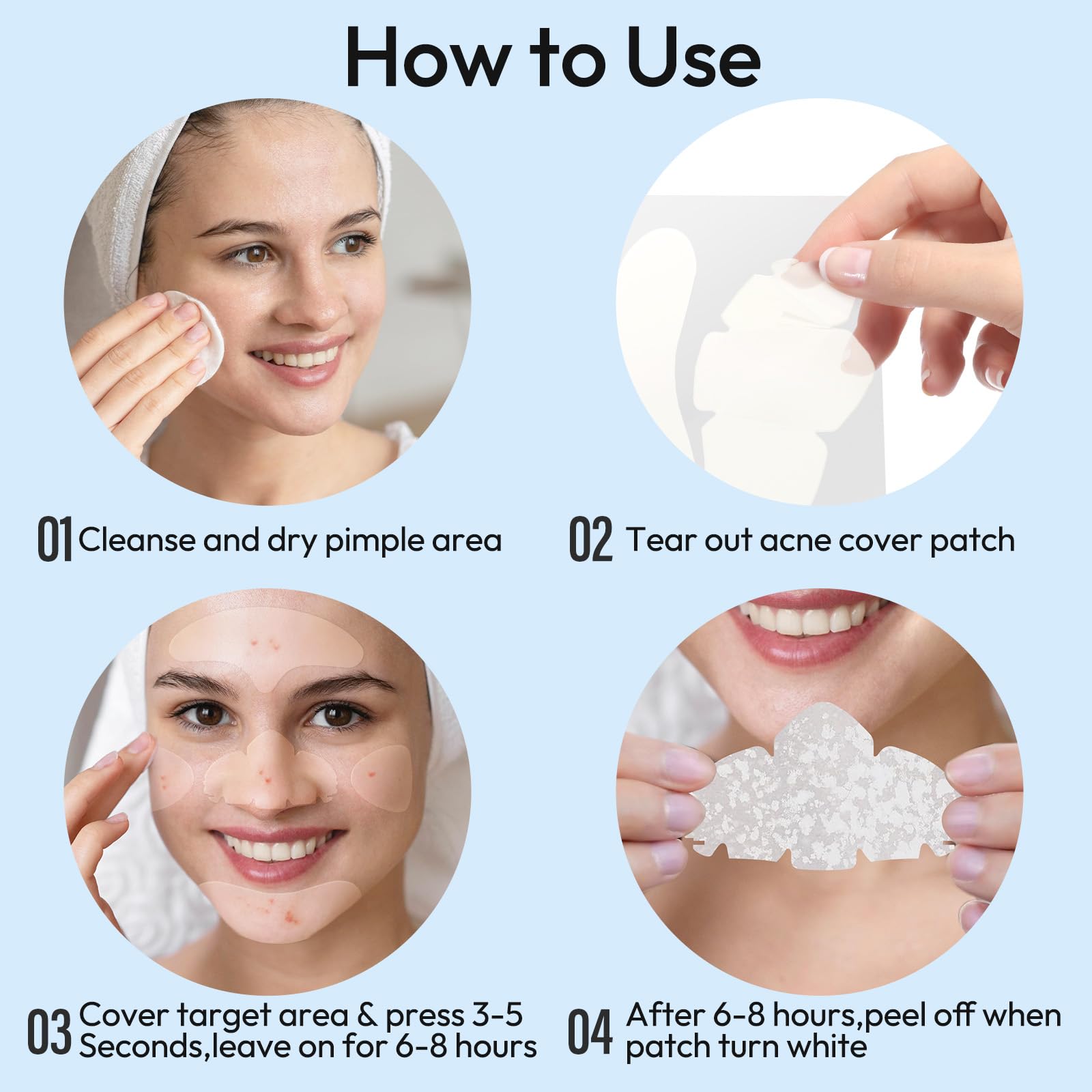 Breiboz large patch on face usage scenario for nose chin forehead coverage.