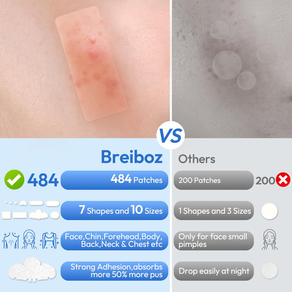 Breiboz patches individually packaged, travel-ready and fresh