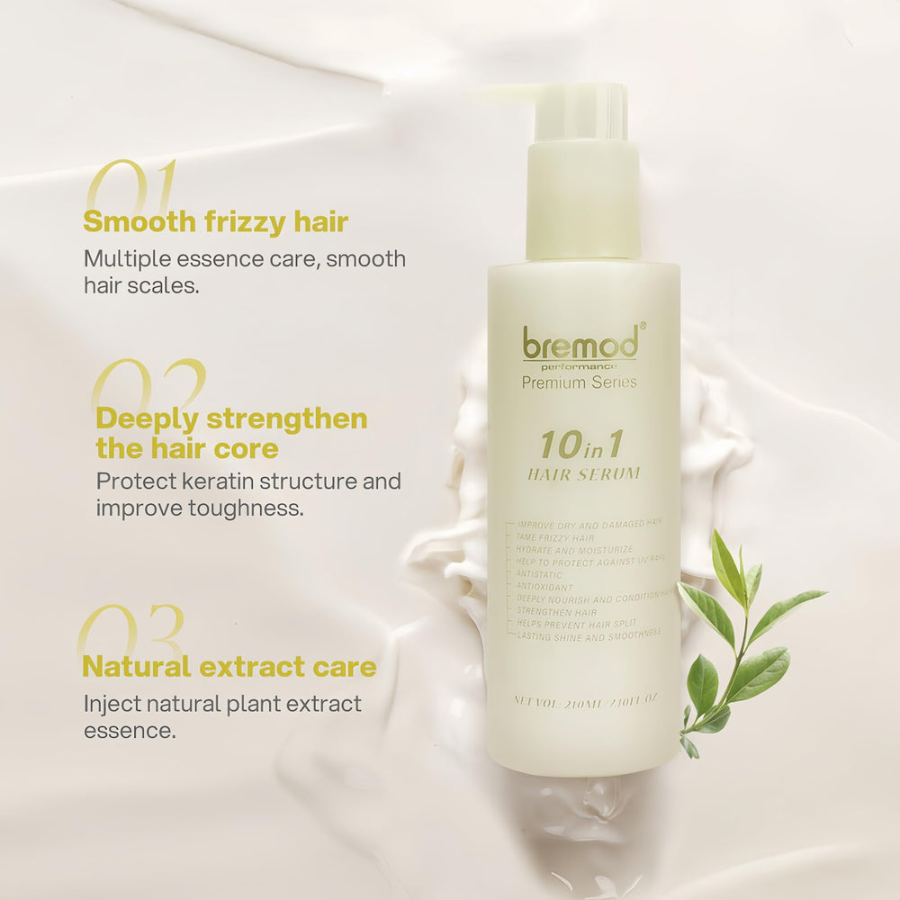 Bremod Performance 10in1 Hair Serum UV protection shields color and dryness.