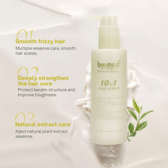 Bremod Performance 10in1 Hair Serum UV protection shields color and dryness.