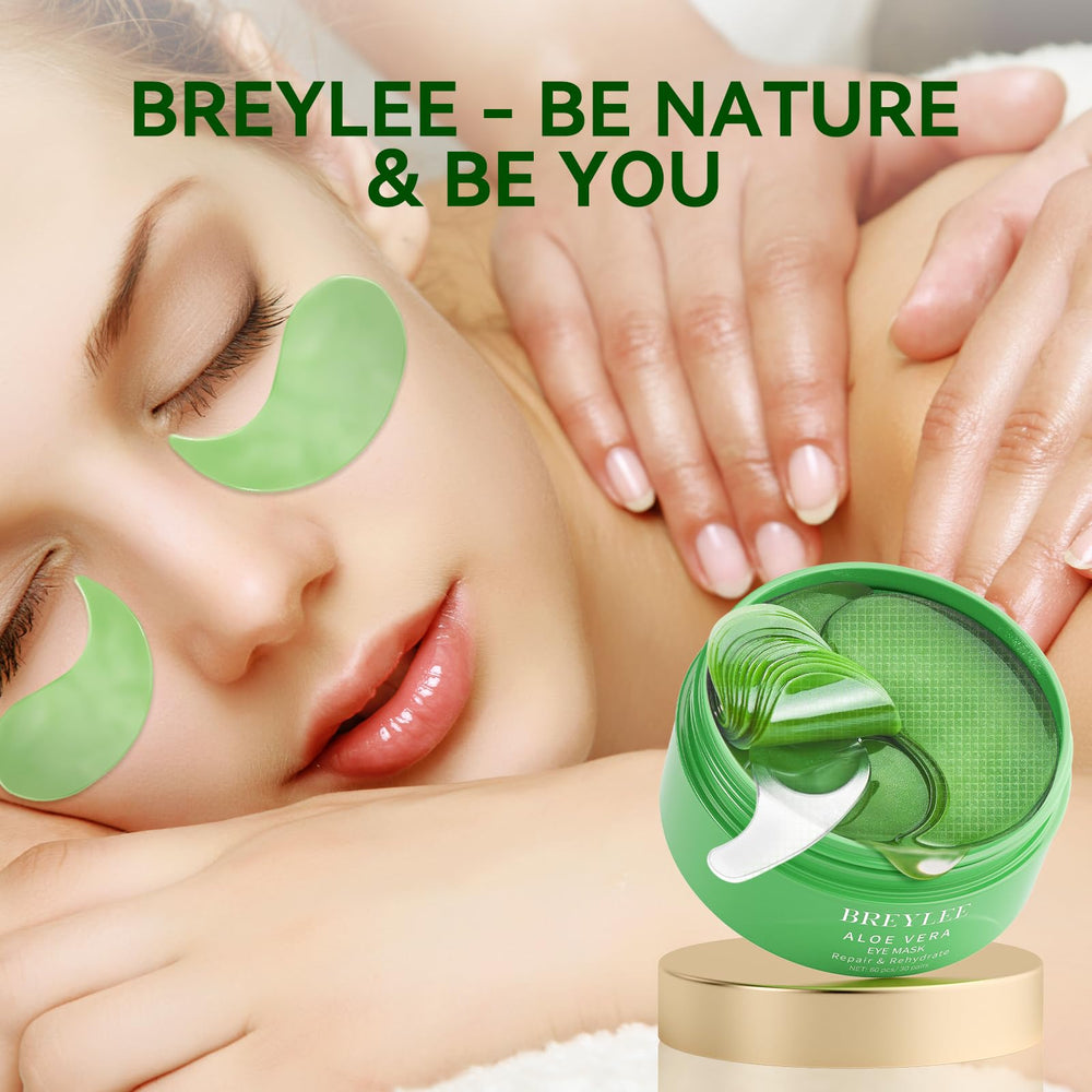BREYLEE Aloe Vera Eye Masks on-the-go usage in busy lifestyle setting