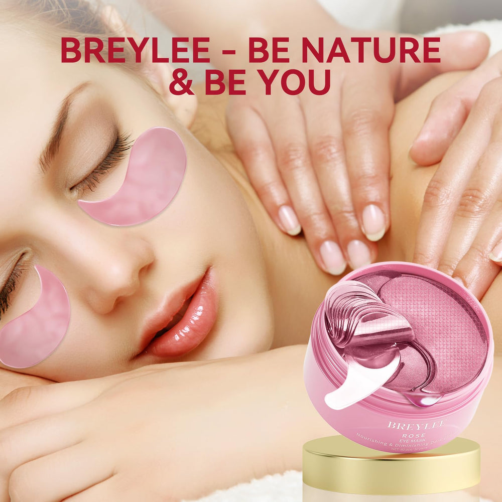 BREYLEE Rose Eye Mask delivers a refreshed look after use.