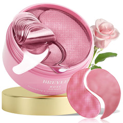 BREYLEE Rose Eye Mask close-up for hydrating under-eye care.