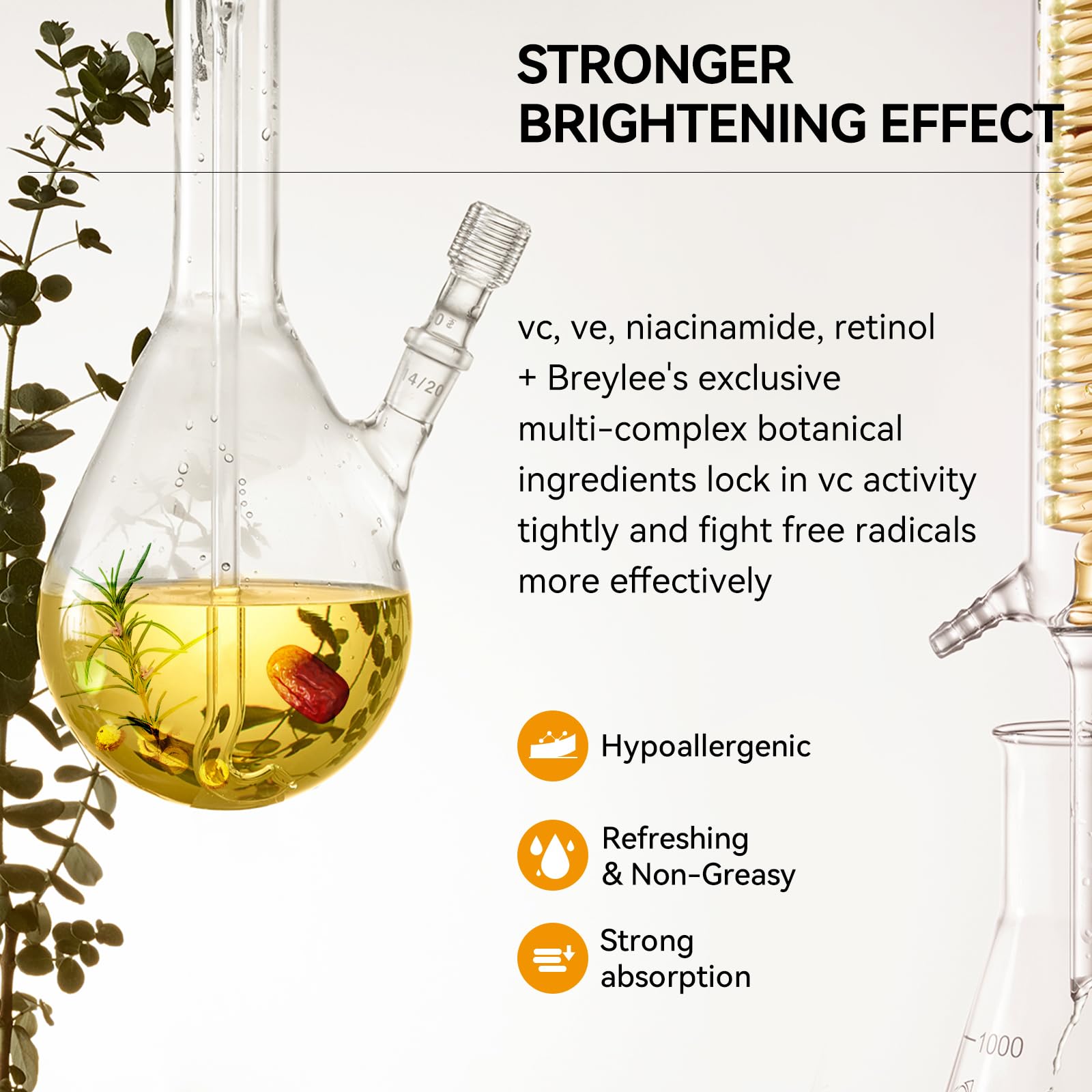 BREYLEE Vitamin C Serum retinol complex enhances anti-aging appearance
