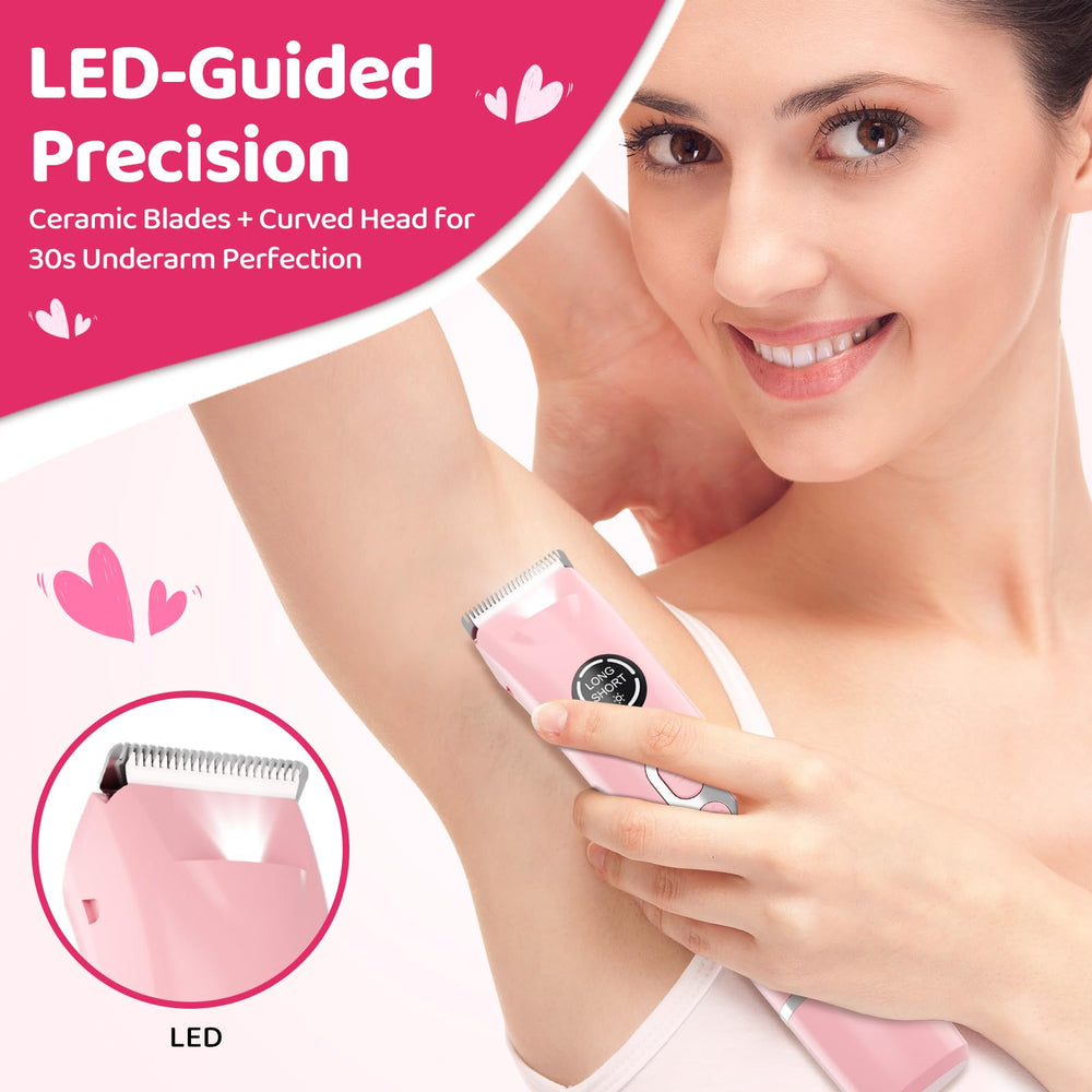 BrFoYu legs-arms-nose head enables versatile full-body grooming at home.