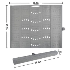 BRIAN & DANY makeup mat sink cover faucet cutout provides easy access during routines