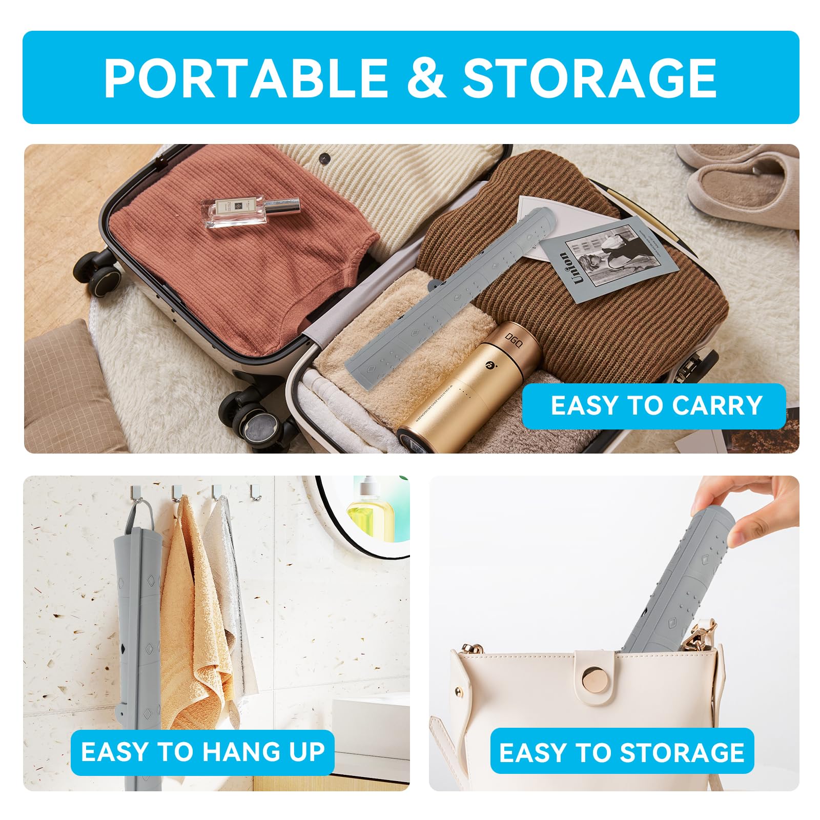 BRIAN & DANY makeup mat sink cover dorm travel suitability with foldable portability
