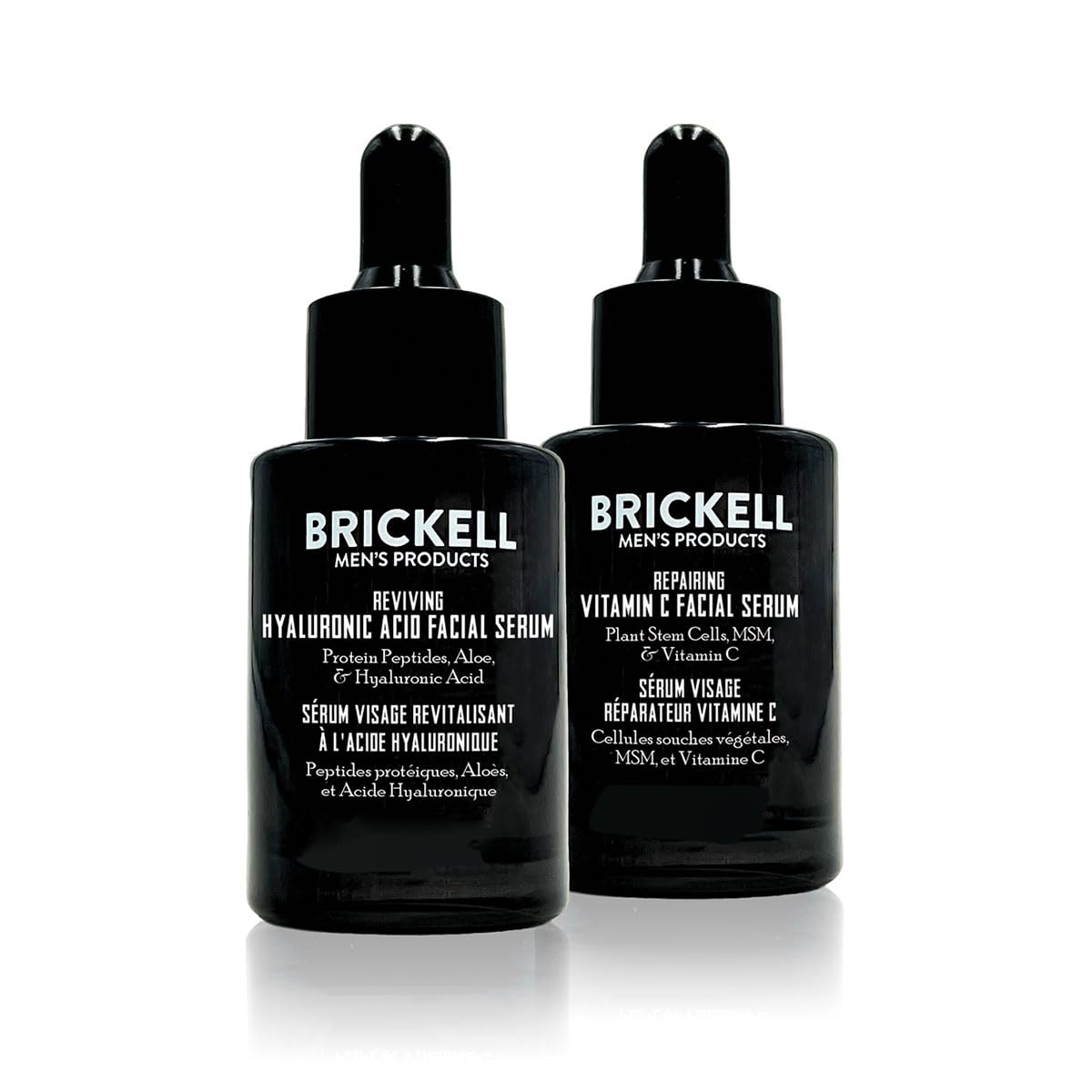 Brickell Daily Anti-Aging Day Serum bottle showing unscented daytime hydration