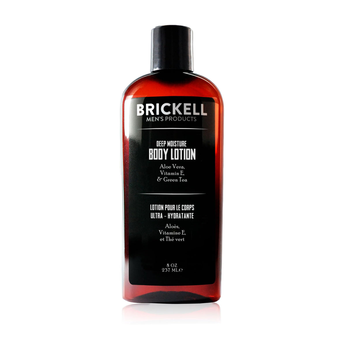 Brickell Deep Moisture Bottle Pour for easy daily hydration.