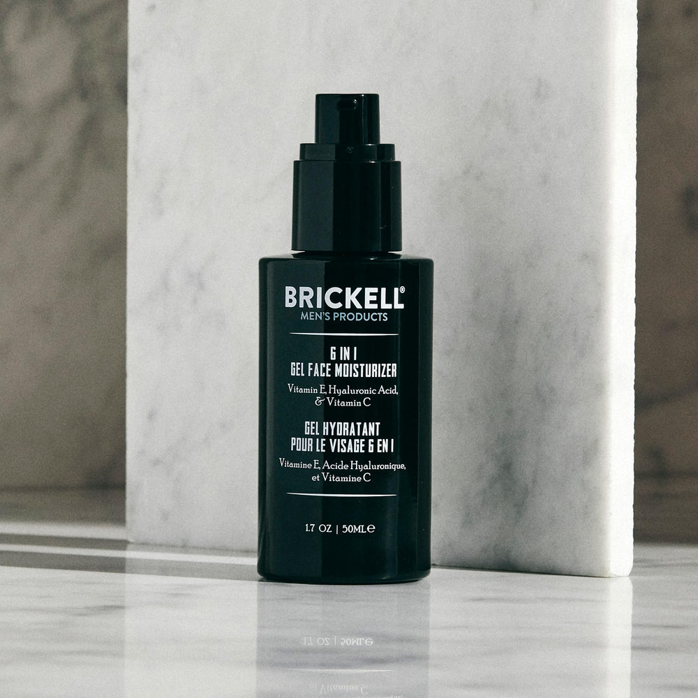Brickell Men's 6 in 1 ingredients-hyaluronic-acid closeup—moisture-boosting formula.