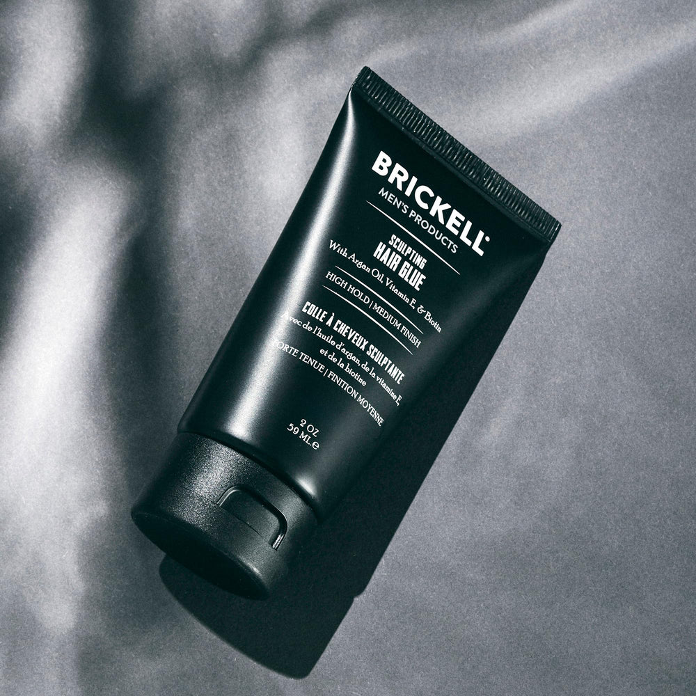 Brickell Argan Oil ingredient close-up highlighting conditioning during styling