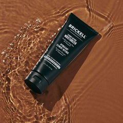 Brickell Men's Element Defense SPF45 texture swatch showing light, non-greasy formula.