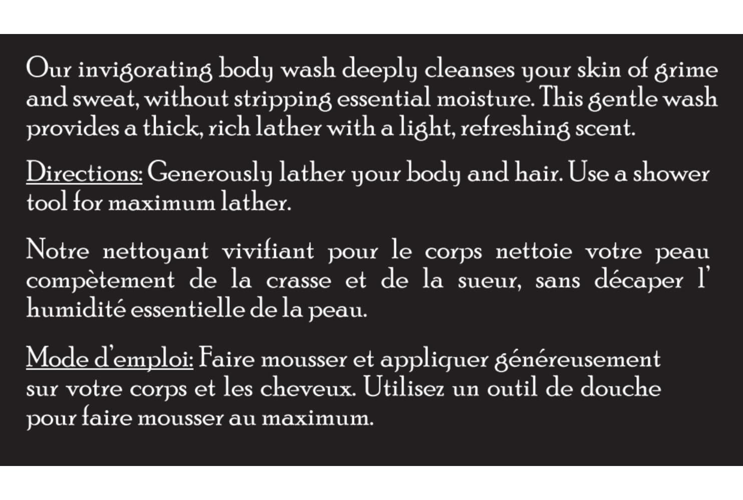Brickell Men's Invigorating Mint Body Wash ingredients include aloe and jojoba for skin nourishment.