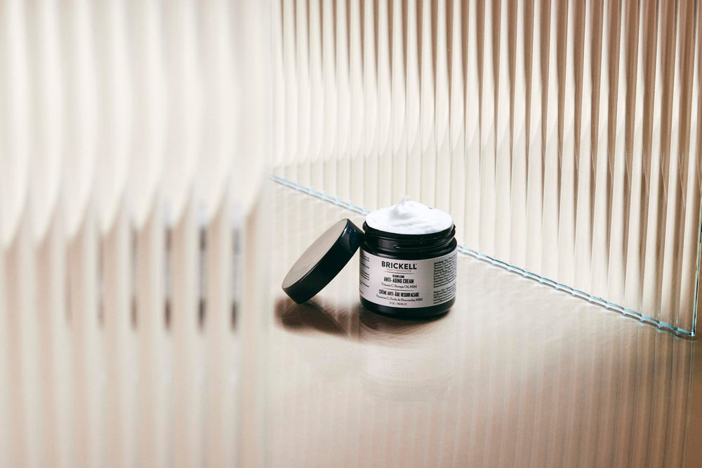 MSM crystal close-up showing natural formula for resilient skin.