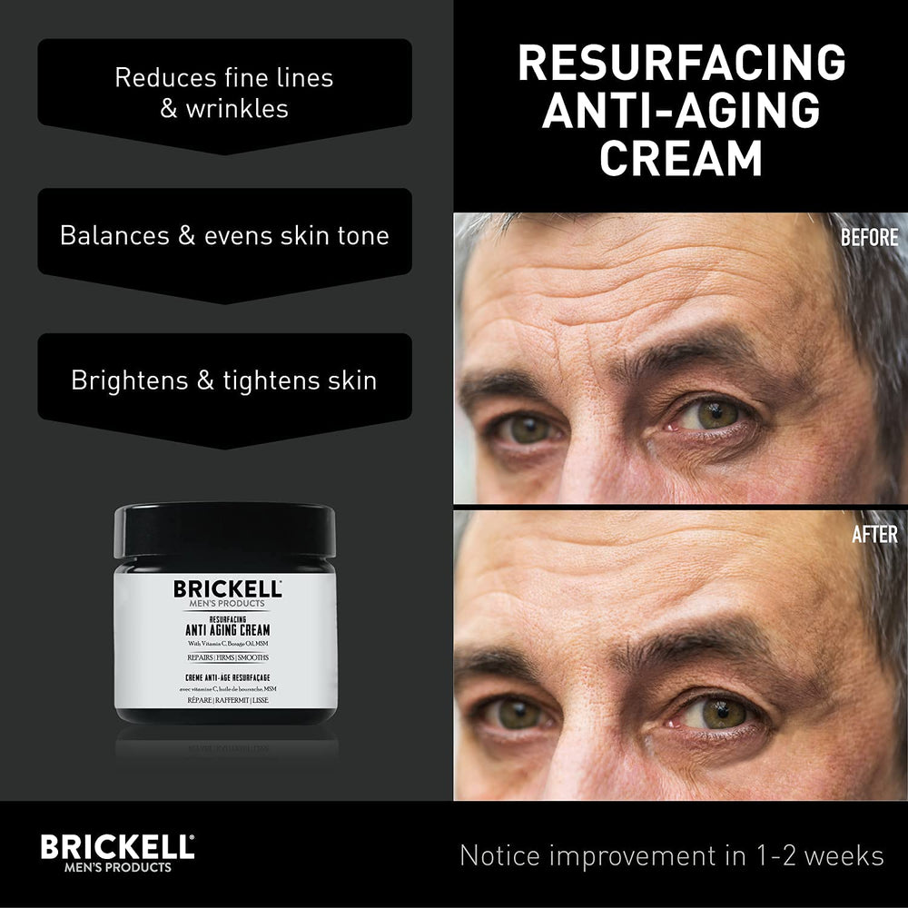 Texture swatch of Brickell Resurfacing Cream for quick absorption and smooth feel.