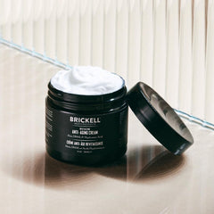 Brickell Men's Revitalizing Anti-Aging Cream with hyaluronic acid delivers lasting hydration