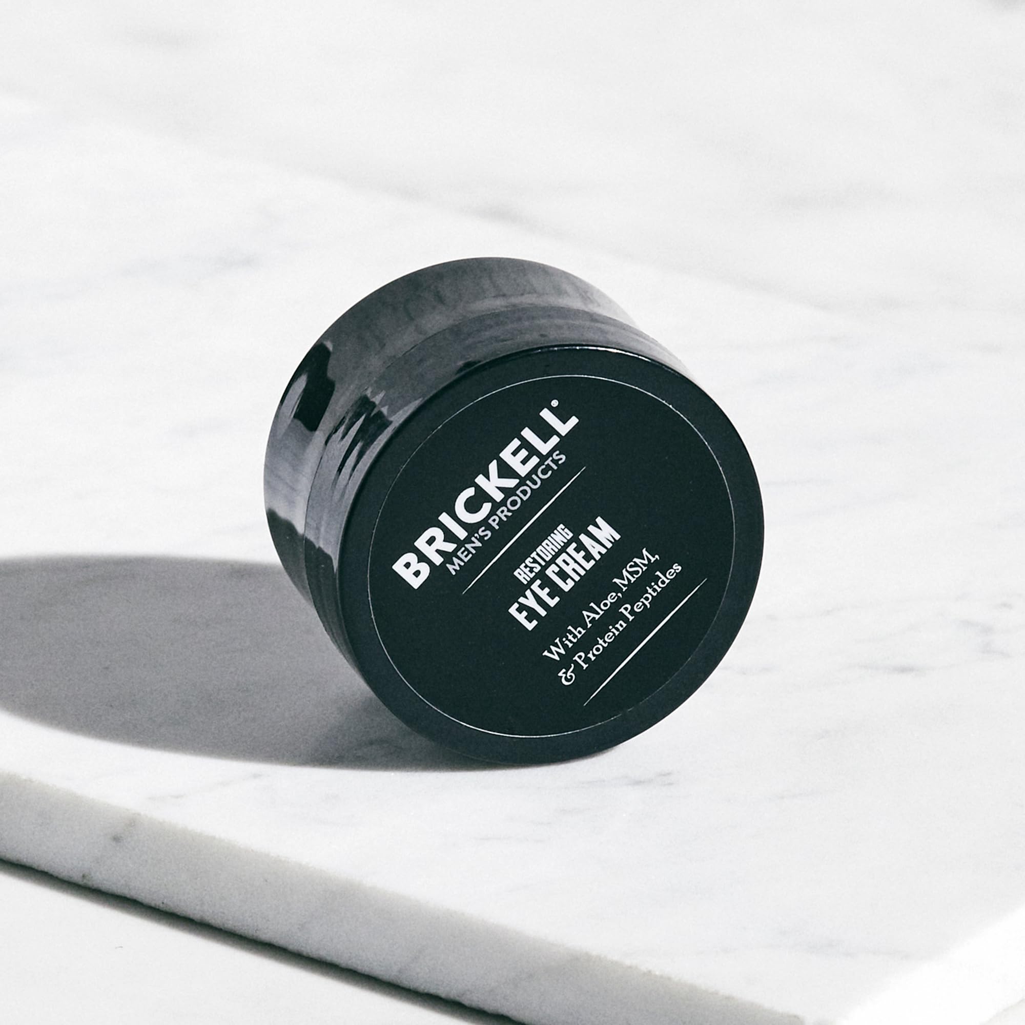 Brickell Men's Ultimate Night Cream texture on skin showing smooth hydration