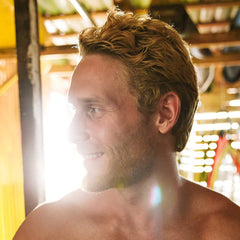 Brickell Sea Salt Spray application demonstrates easy styling and texturizing.