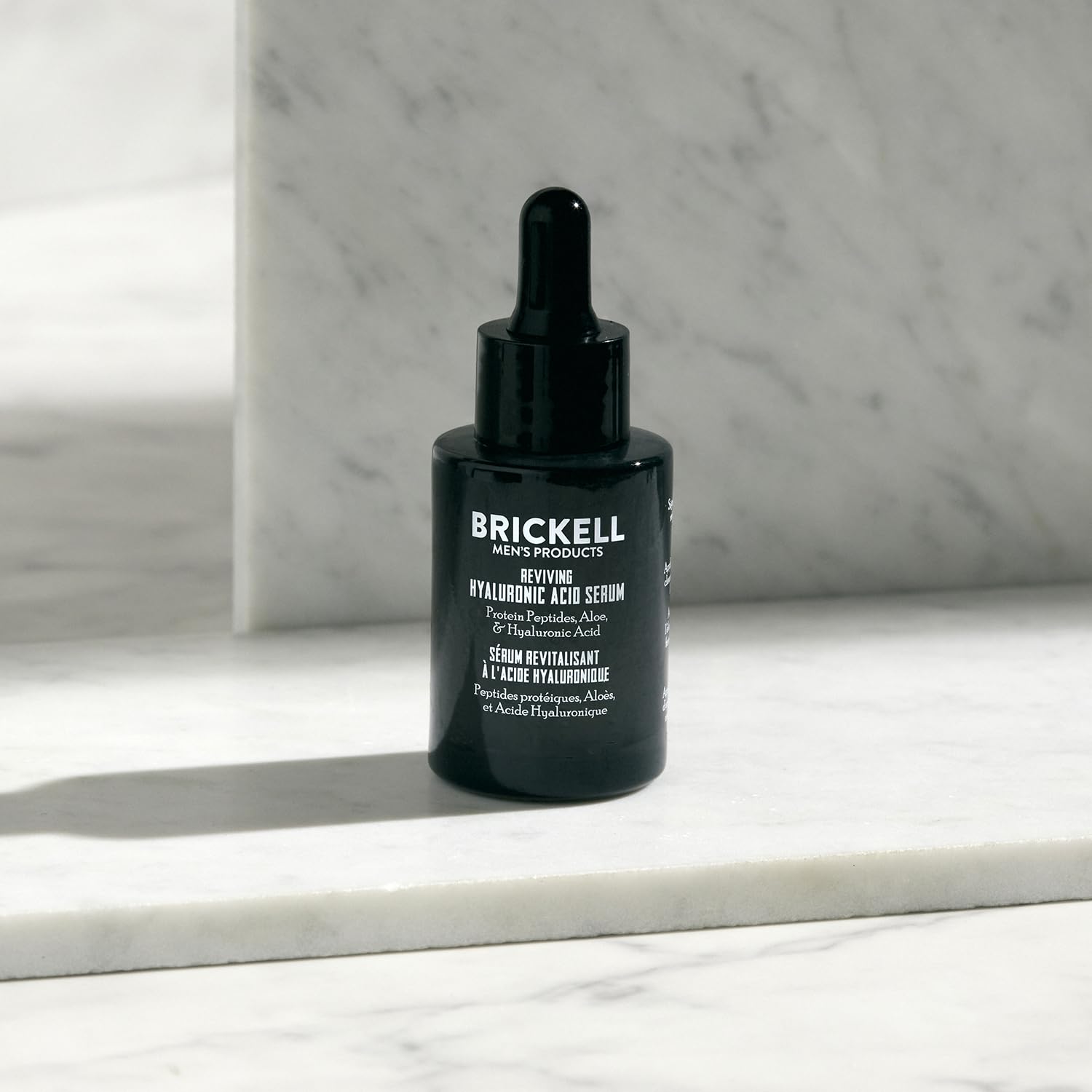 Brickell unscented face serum packaging—unscented formula ideal for sensitive skin