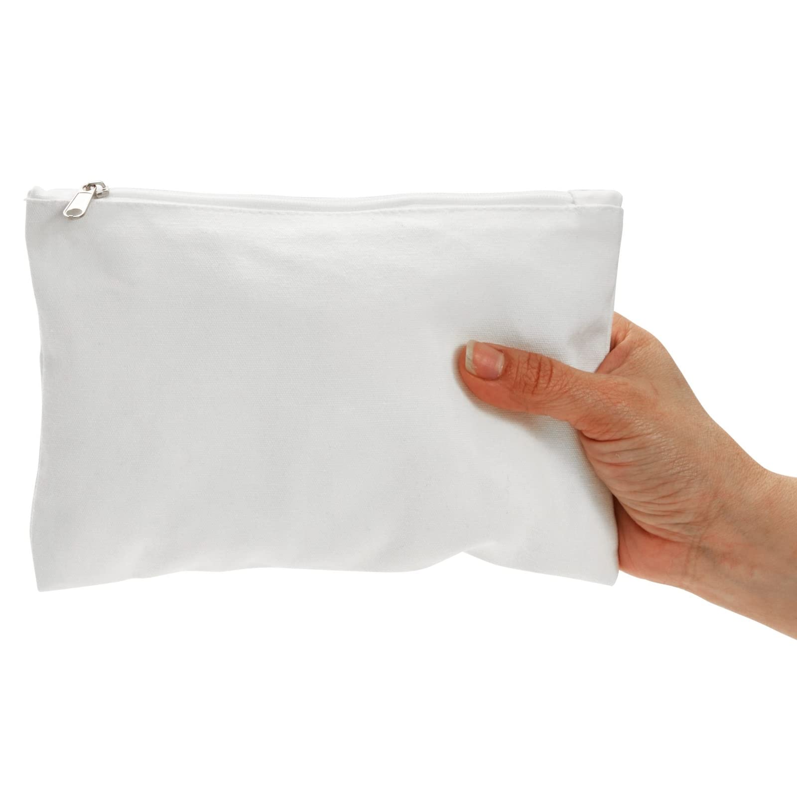 Bright Creations tie-dye ready pouches for customized makeup bags