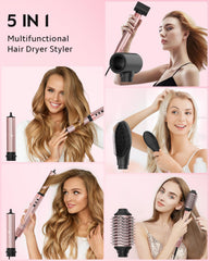 Brightup Air Wrap Hair Styler Coanda effect shows automatic curling for smooth, bouncy results.