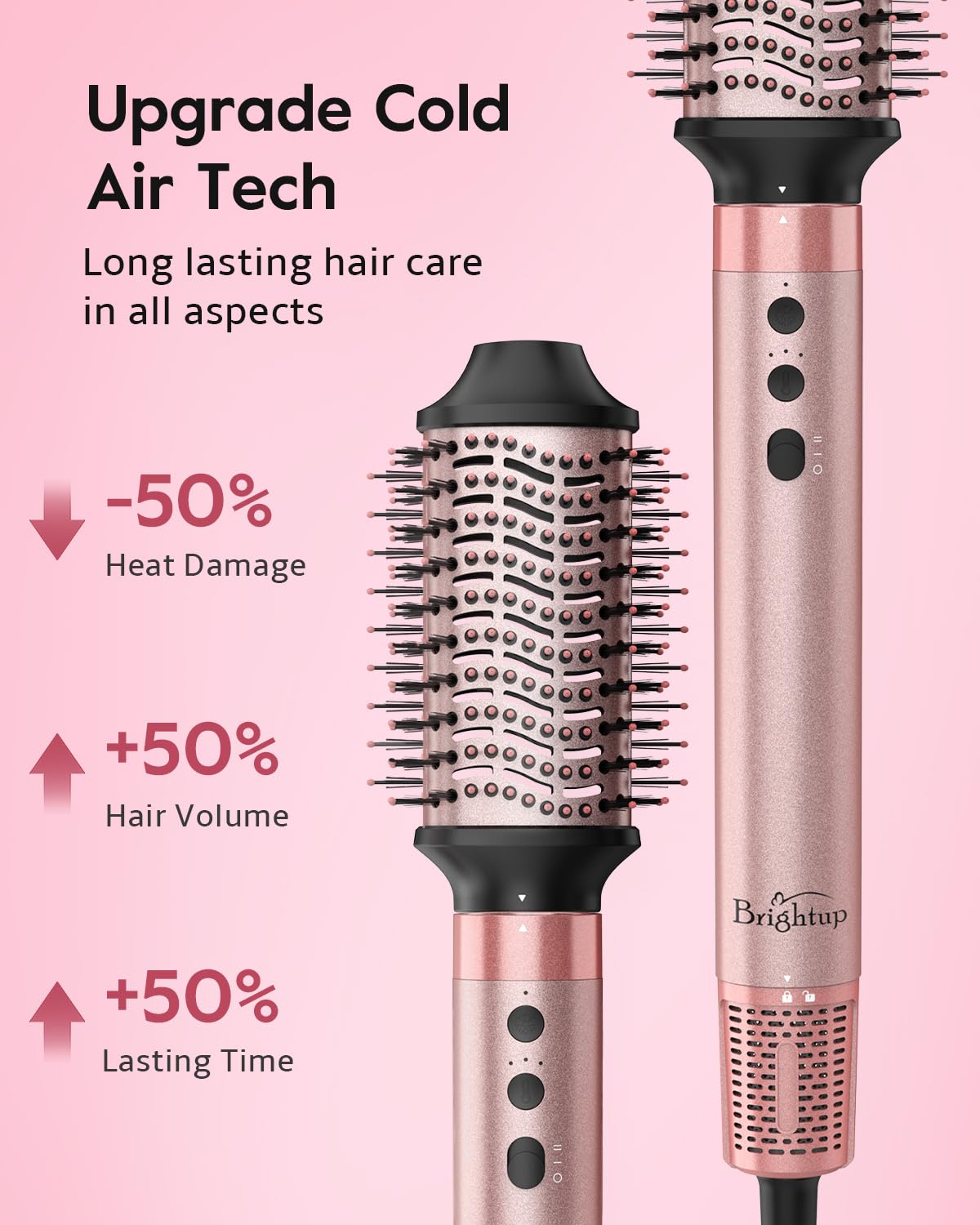 Brightup Air Wrap Hair Styler Travel Bag keeps accessories organized and ready.