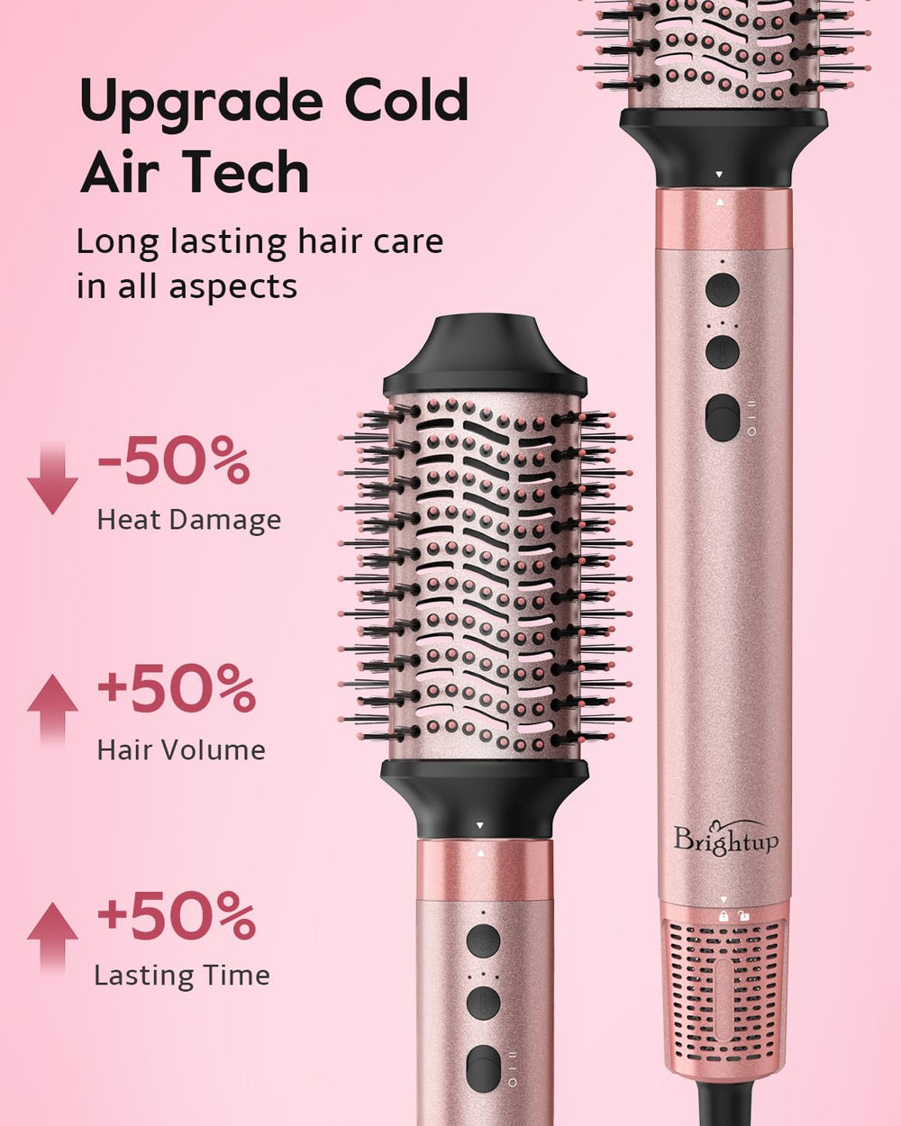 Brightup Air Wrap Hair Styler Travel Bag keeps accessories organized and ready.