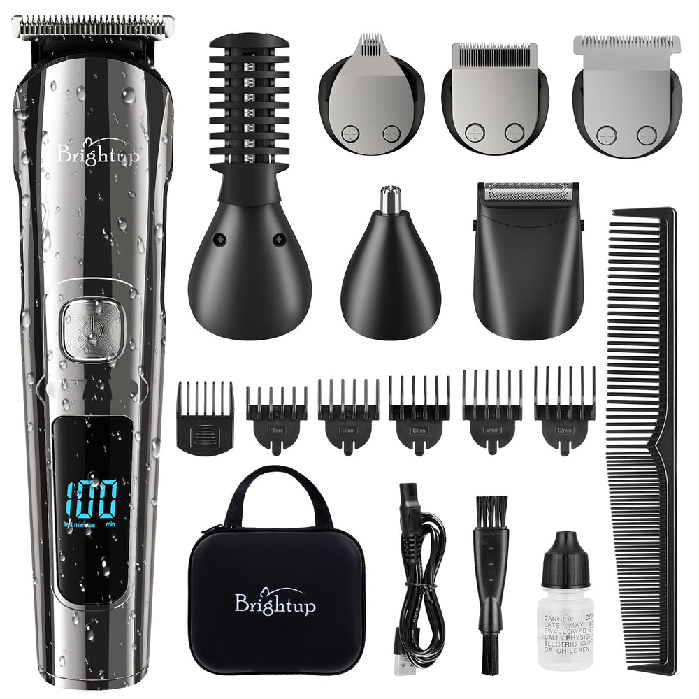 Brightup beard trimmer all-in-one kit ready for precise grooming on any beard length