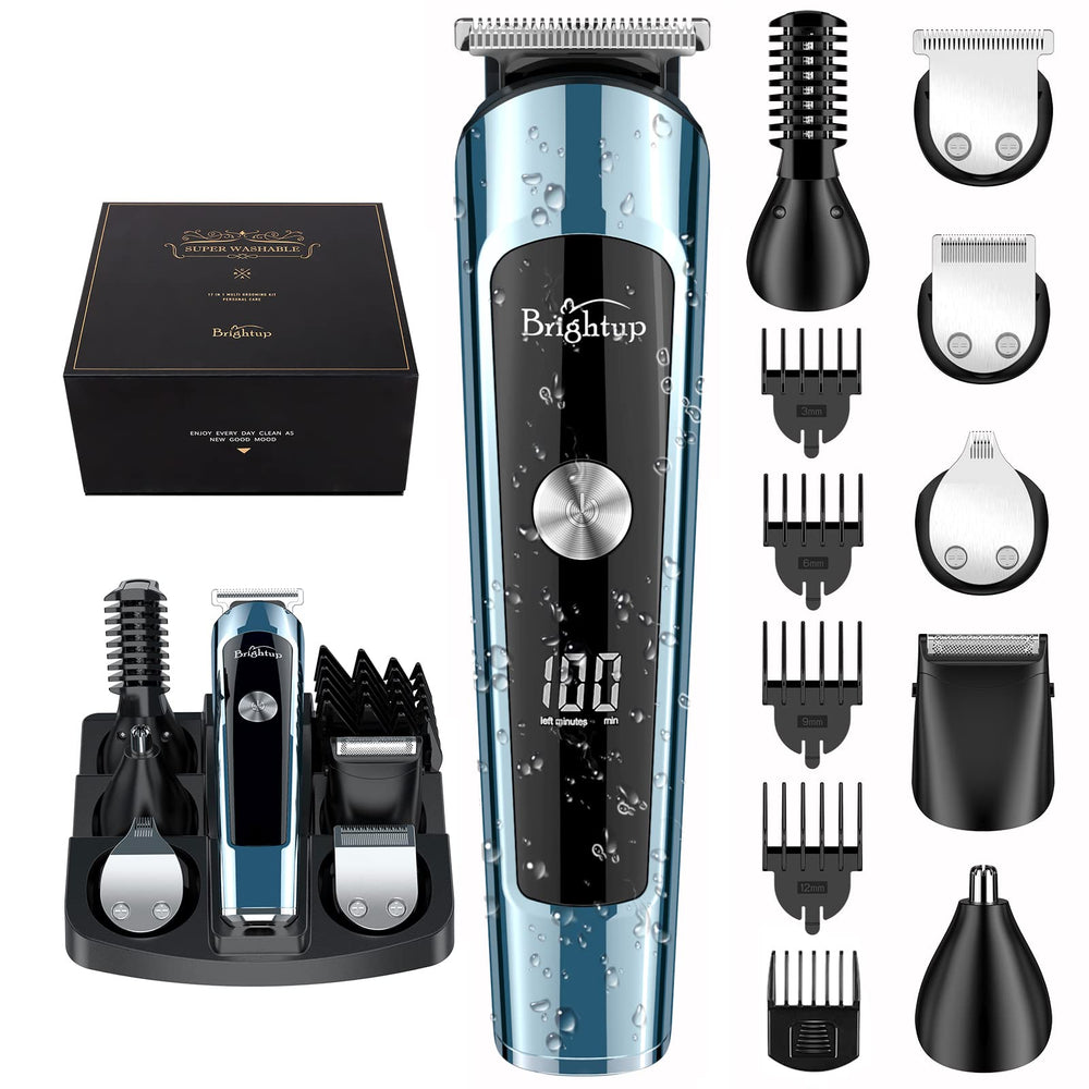 Brightup beard trimmer stand base keeps grooming essentials organized.