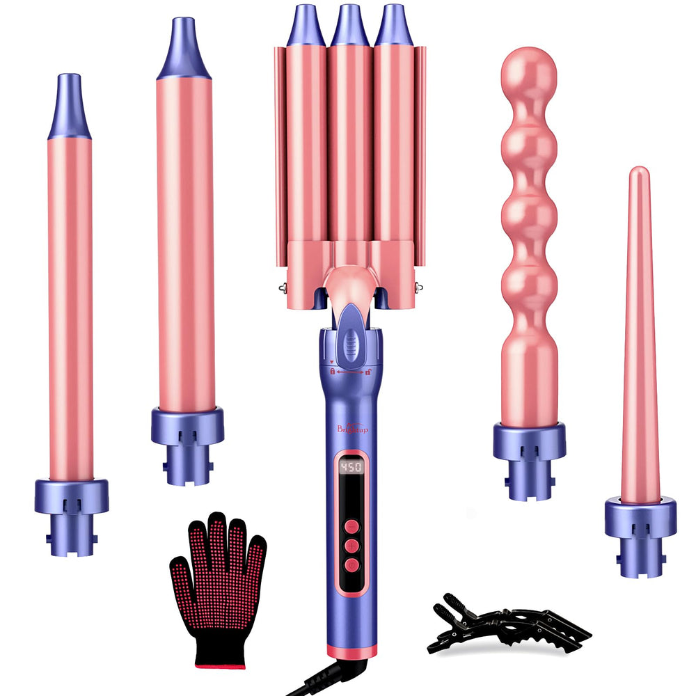 Brightup PRO 5-in-1 wand with LCD display for precise temperature control