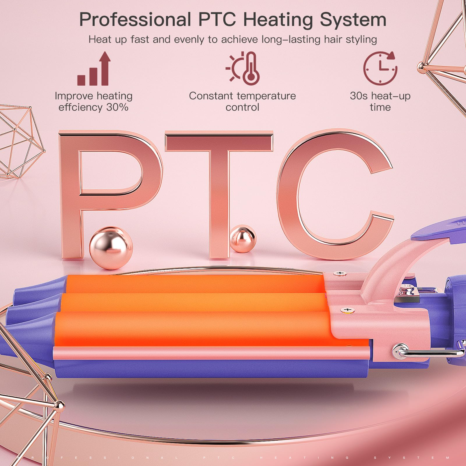 Brightup PRO tourmaline ceramic coating reduces frizz and adds shine