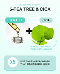 Bring Green Cica Soothing Cream texture close-up for calming skin