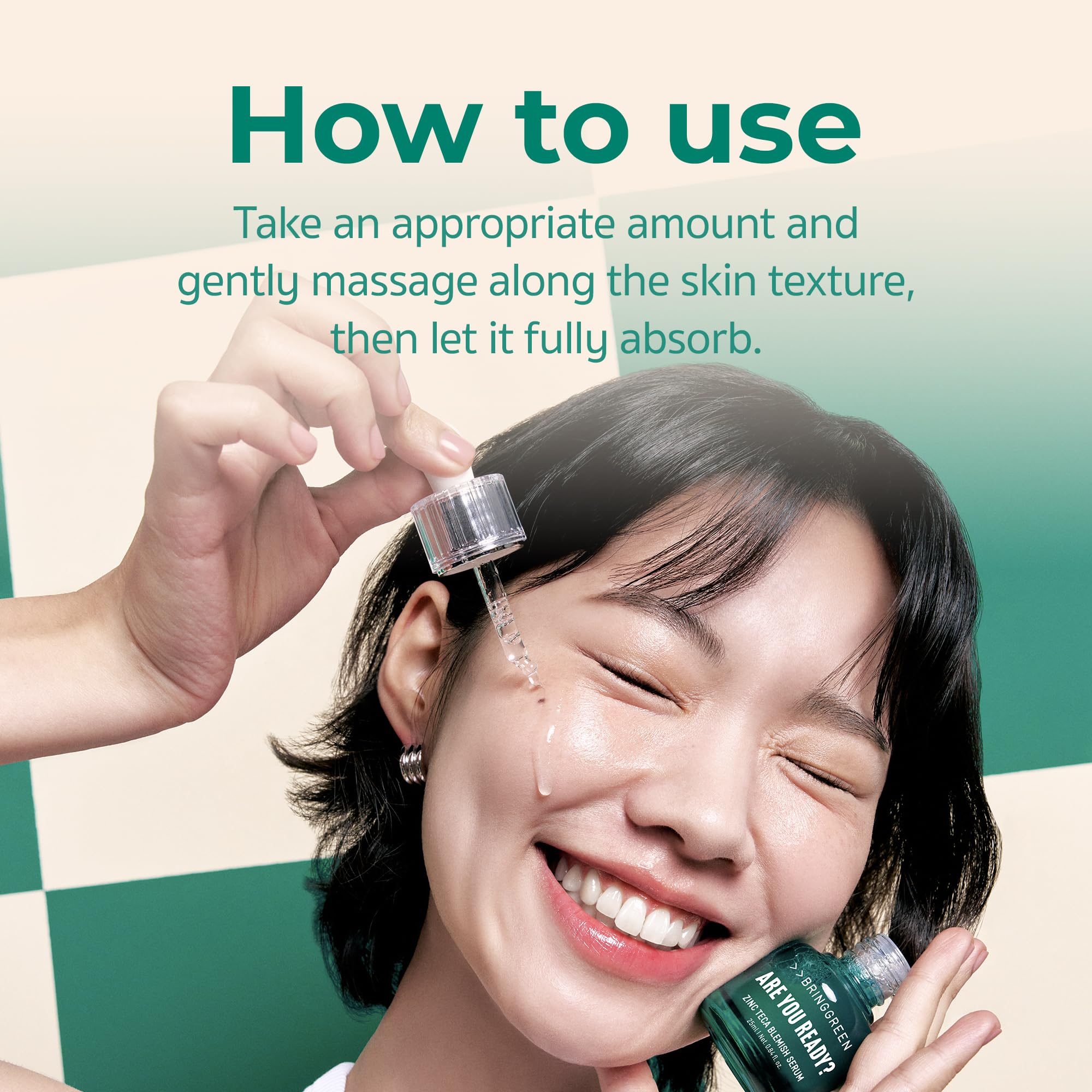 BRING GREEN cruelty-free vegan badge on product