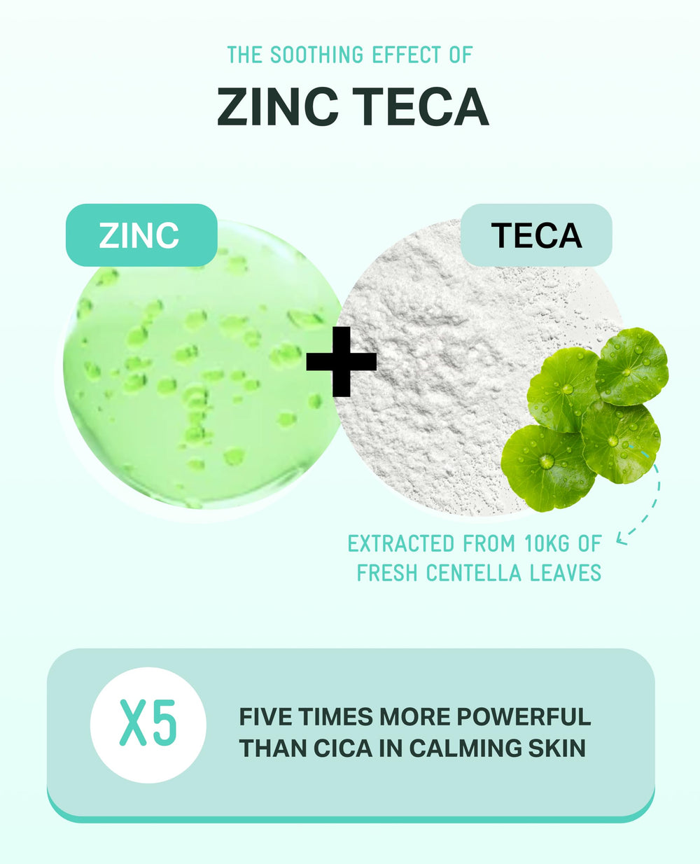 BRING GREEN Five-Type Tea Tree Complex illustration signals soothing hydration and balance