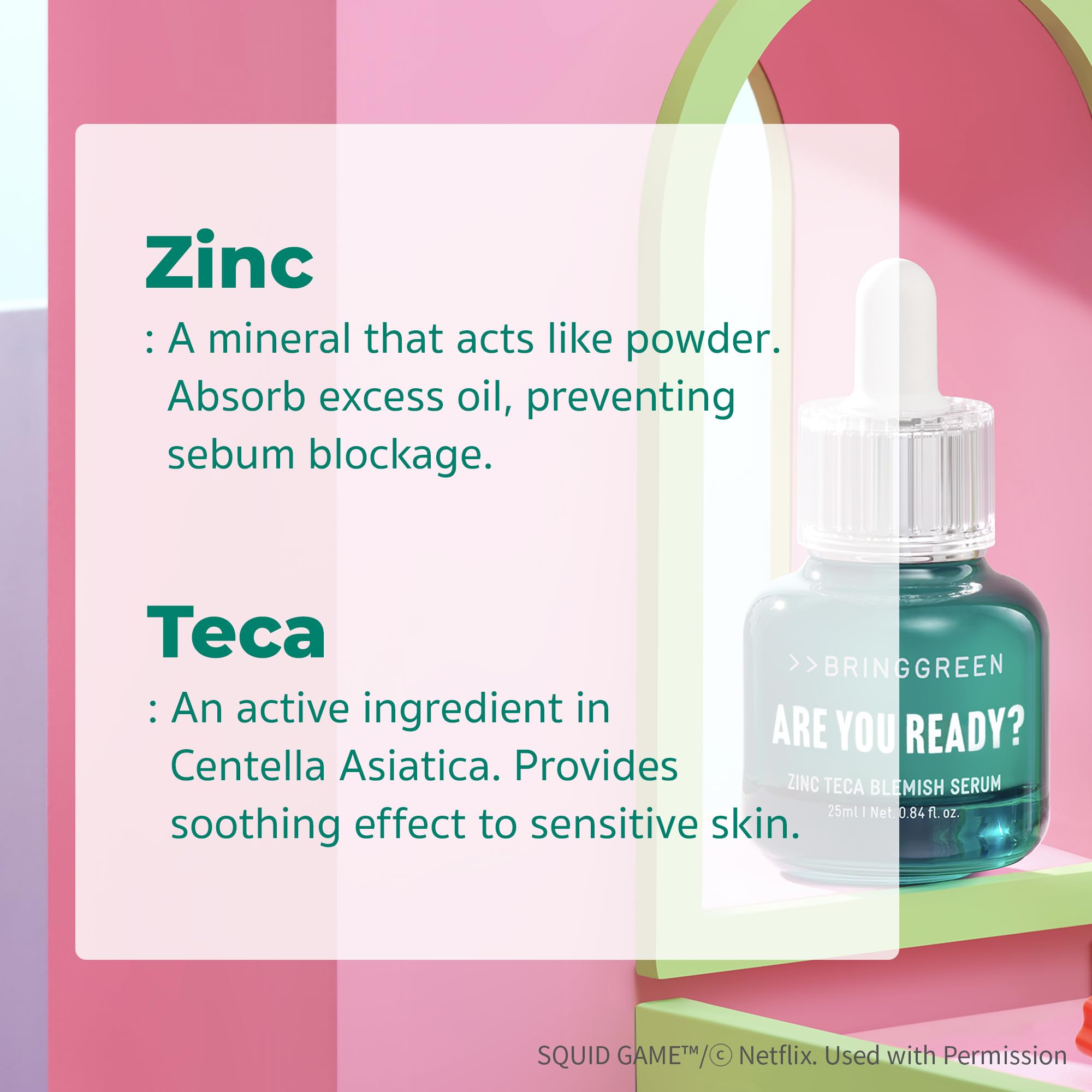 BRING GREEN Niacinamide benefits illustration for pores and texture
