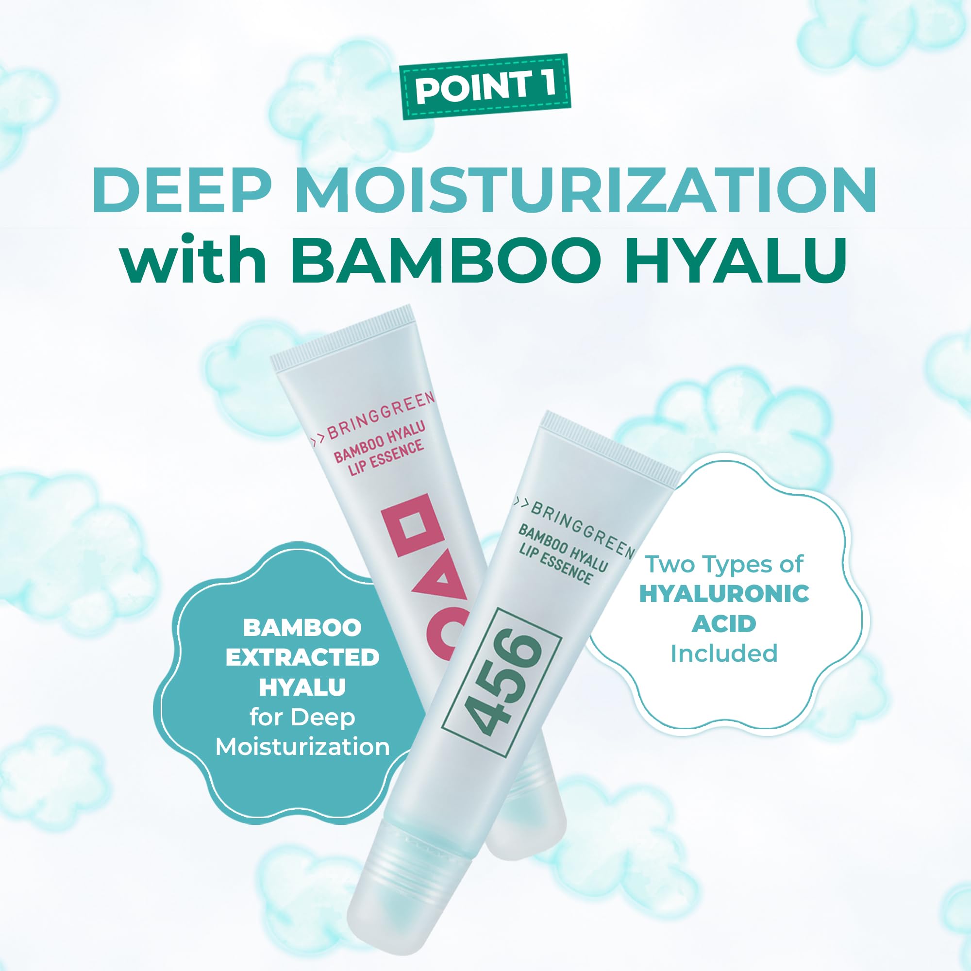 BRING GREEN non-greasy finish delivers comfortable lip moisture without residue.