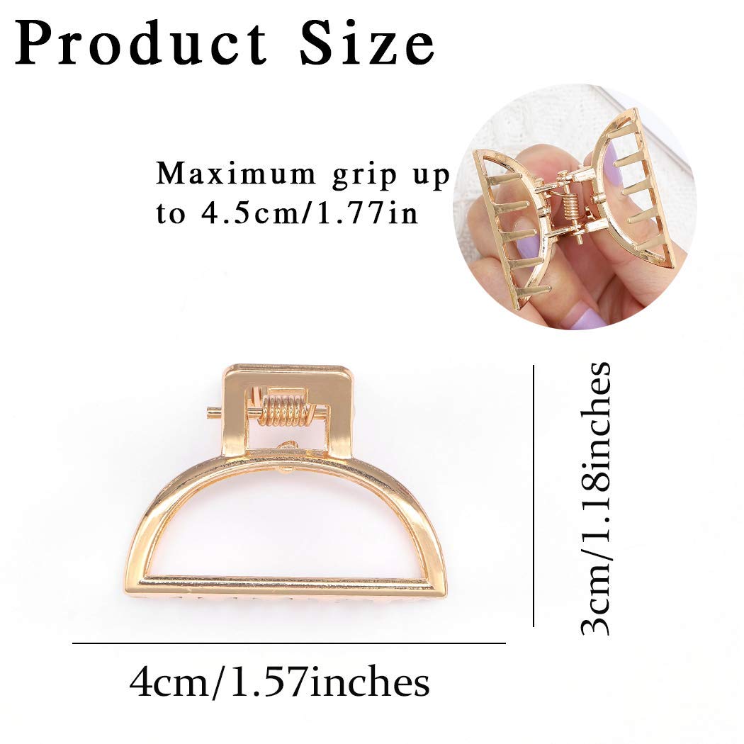 Brinie non-slip clip secures hair while dancing or working.