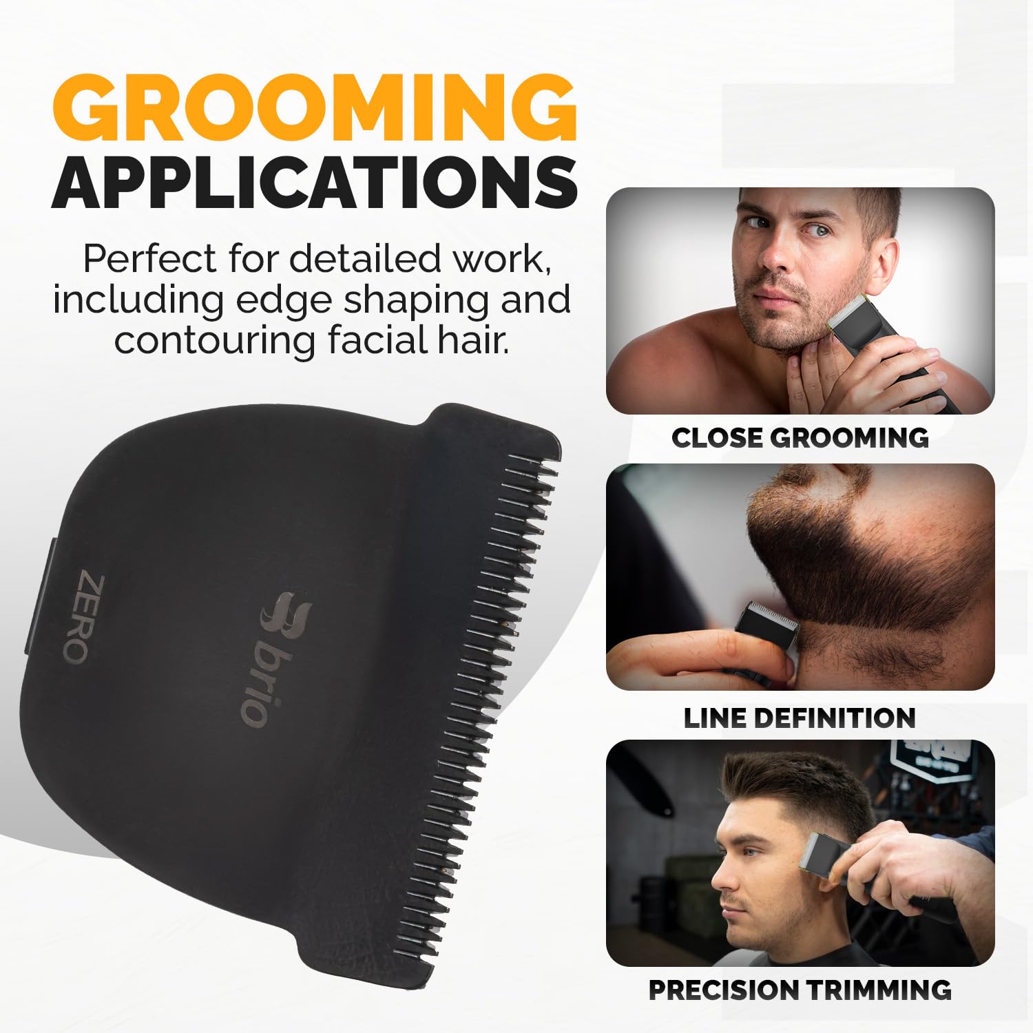 Brio Beardscape V1 compatible Zero Blade for safe, close-cut grooming
