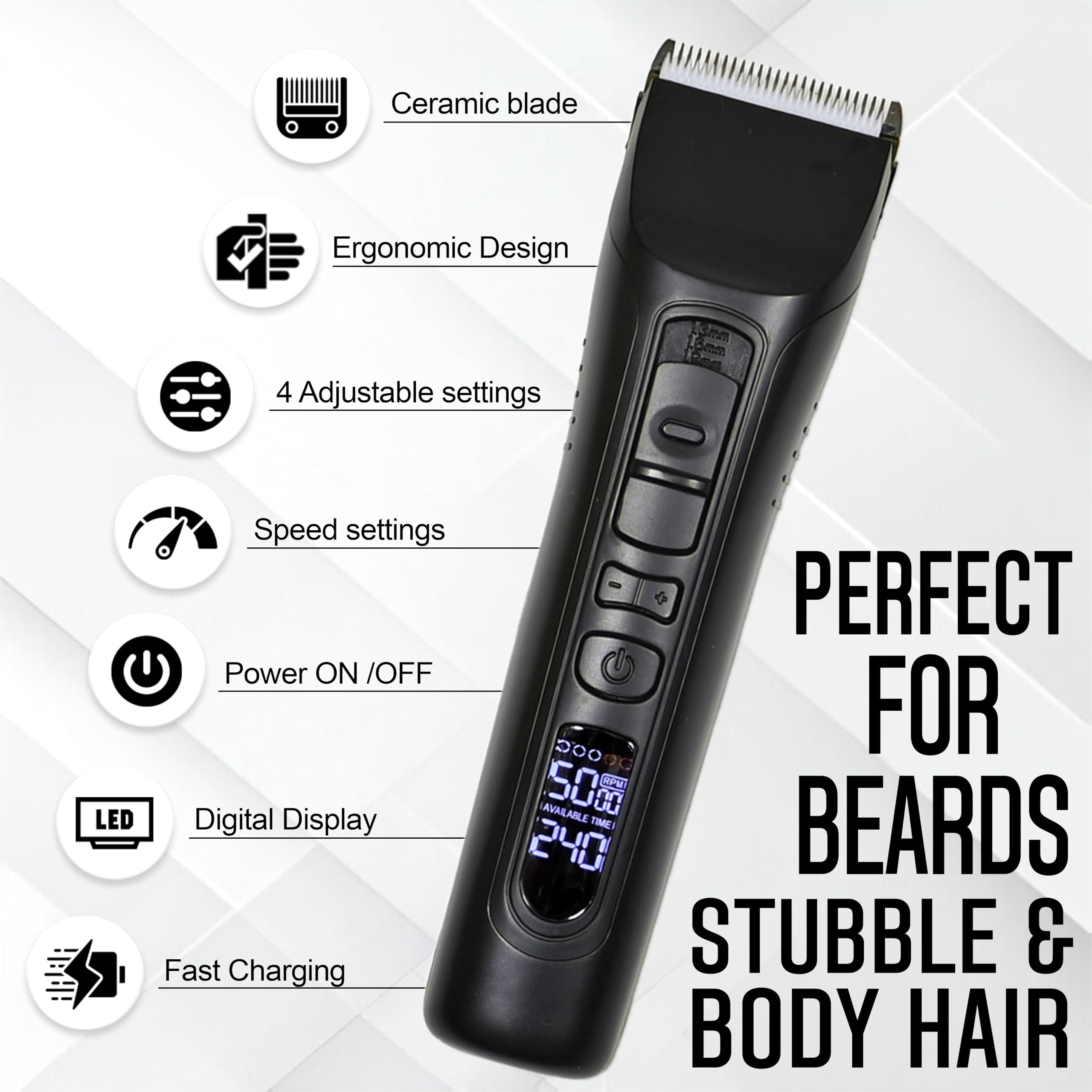 Brio Beardscape V1 digital battery display aids planning sessions
