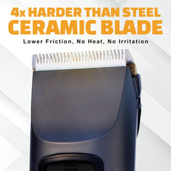 Brio Beardscape V2 blade close-up showing ceramic technology