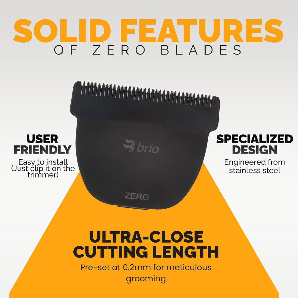 Brio Beardscape V2 compatible Zero Blade enables professional results