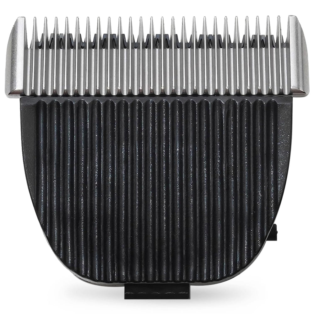 Brio Body Blade assembly closeup showing precise fit for comfortable body grooming