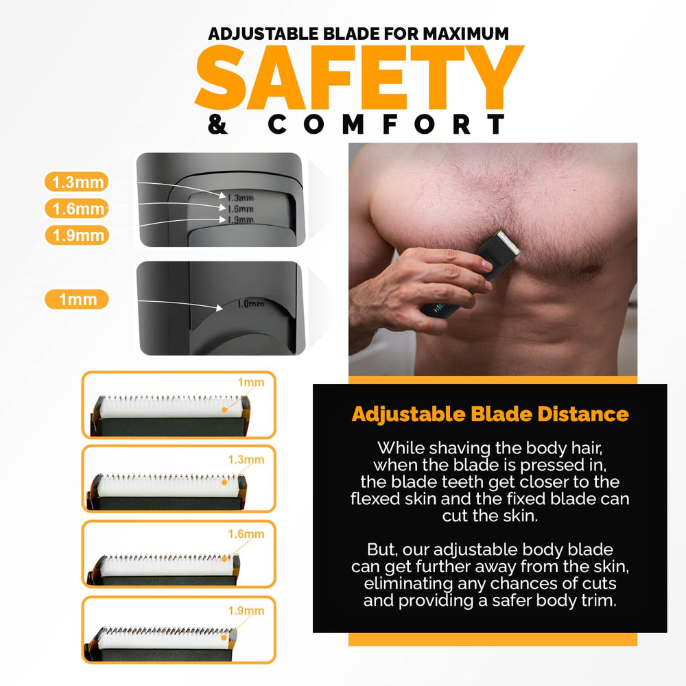Brio Body Blade travel-friendly design for on-the-go grooming