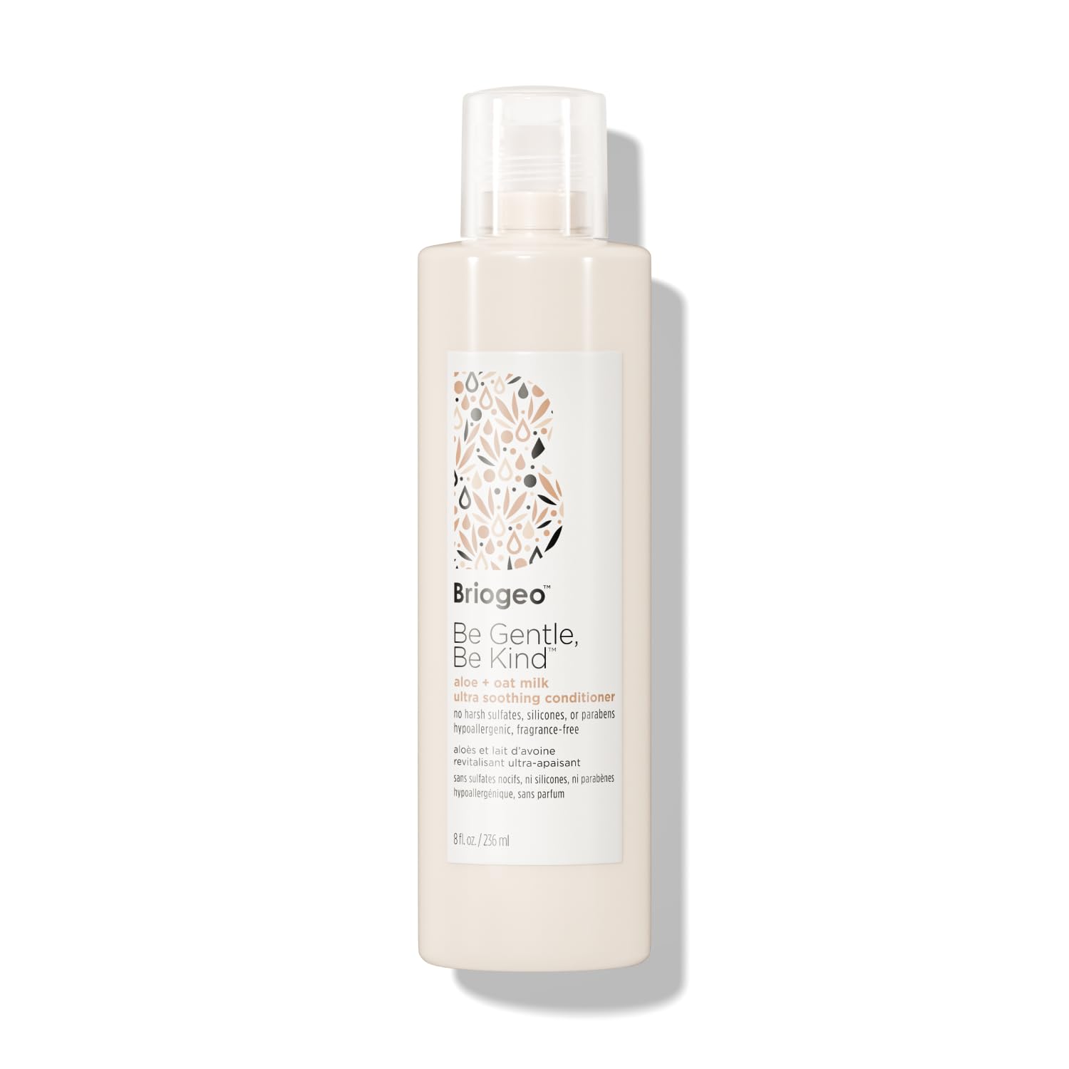 Briogeo Be Gentle Be Kind bottle front with fragrance-free soothing conditioner