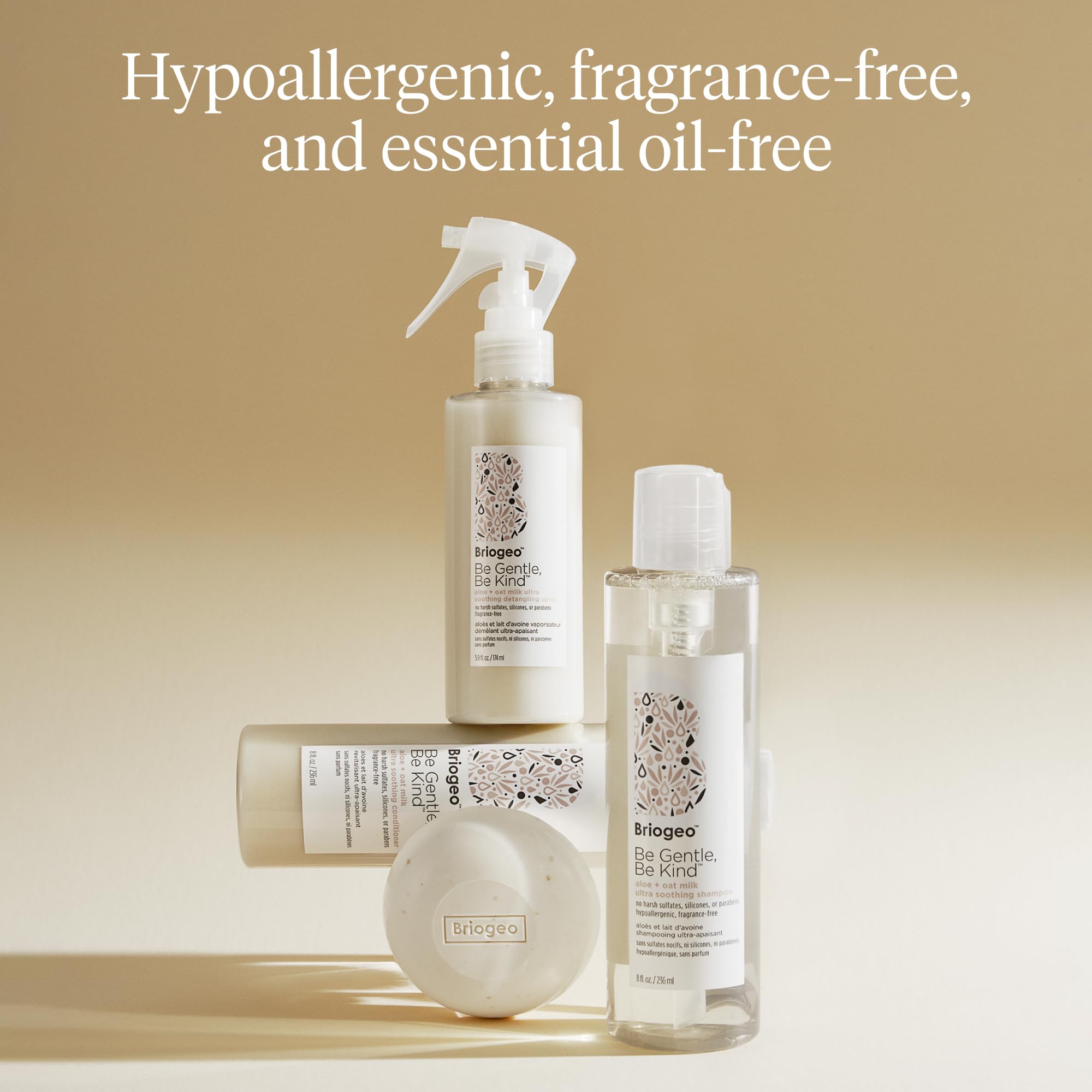Briogeo Be Gentle Be Kind hair application smoothing strands without heaviness