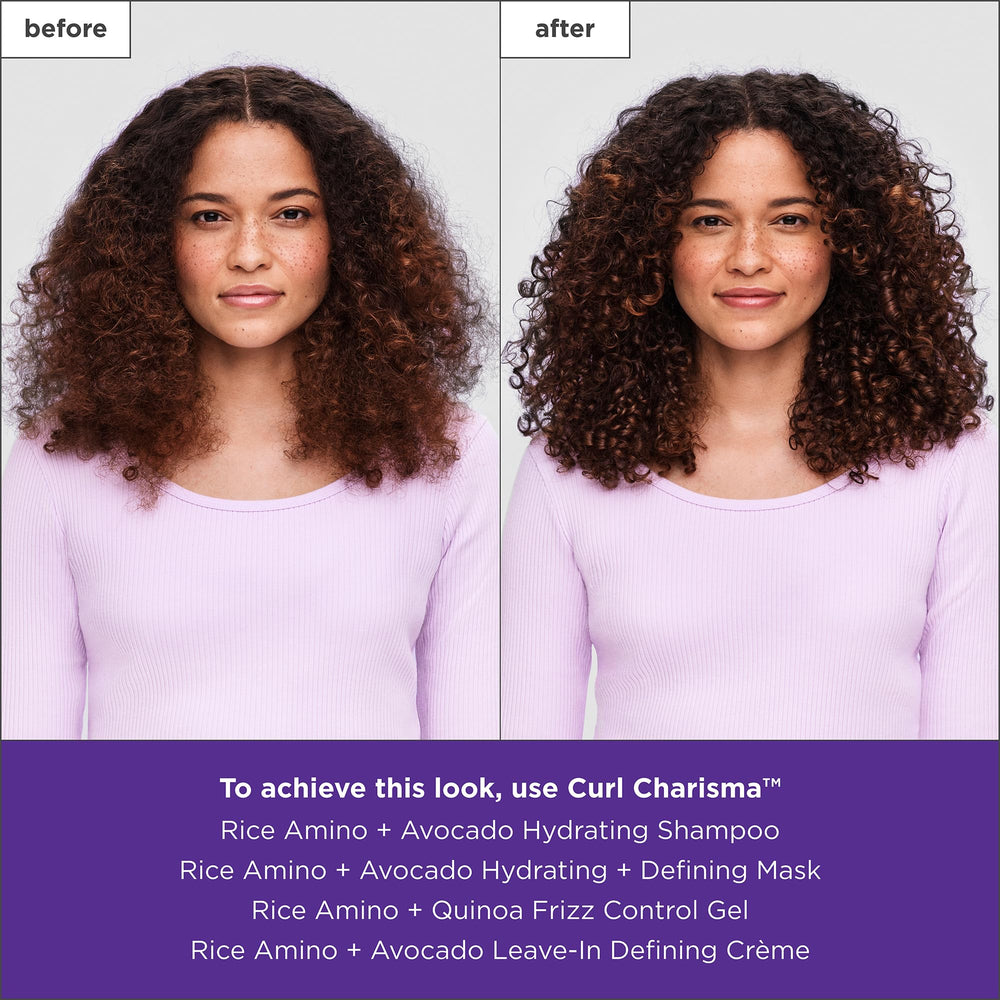 Briogeo Curl Charisma close-up defines smooth curl pattern