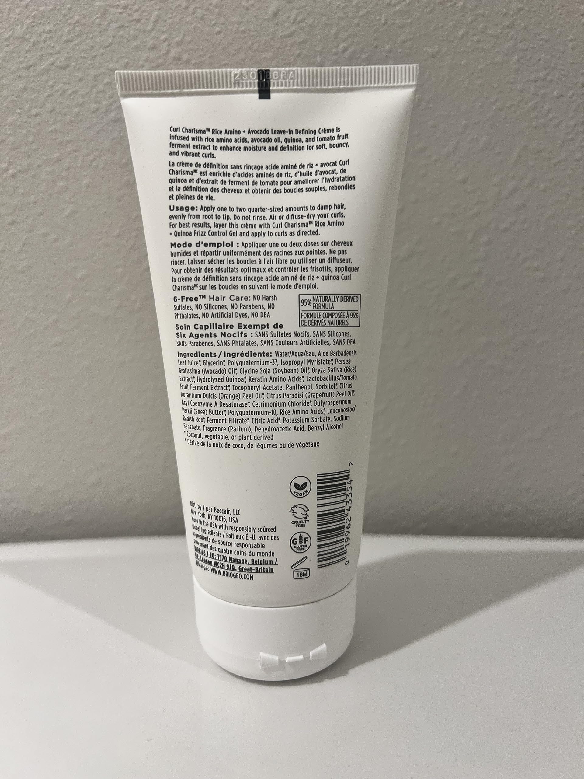 Briogeo Curl Charisma applying before air-dry or diffuse for enhanced hold.
